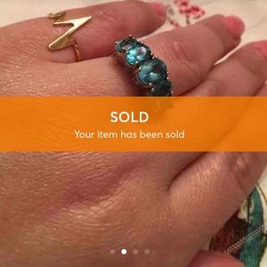 Enchanting paraiba apatite 925 SS